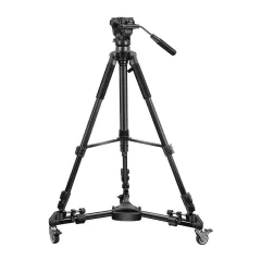 BF Pro 333L Alüminyum -ABS  180-210cm Tripod + Tekerlekli Dolly