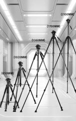 BF Pro 333L Alüminyum -ABS  180-210cm Tripod + Tekerlekli Dolly