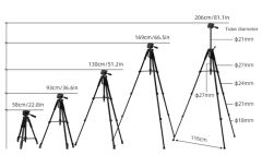 BF Pro 333L Alüminyum Ve ABS  Kamera Ve Fotoğraf Tripod 180-210cm + Tekerlekli Dolly