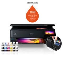 Epson L8180 Ekotank Wifi Fotokopi Tarayıcı A3 Fotoğraf Yazıcıs