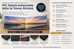 BF Albüm PVC Çift Taraflı Dekota A Kalite 1,50mm Albüm Yapış(BEYAZ)