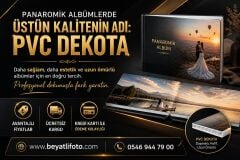 BF Albüm PVC Çift Taraflı Dekota A Kalite 1.00mm Albüm Yapıştırma