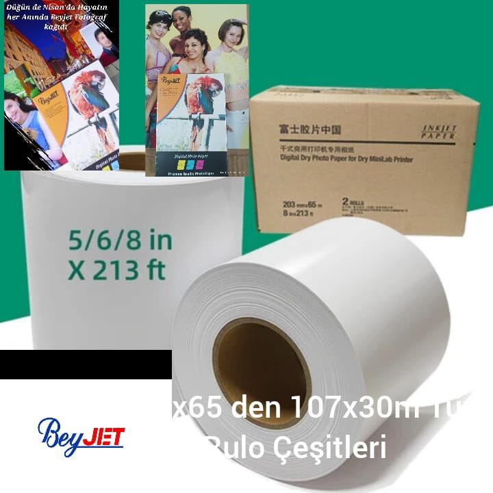 Beyjet Inkjet 20.3x65metre 240gr Fotoğraf Kağıdı satin