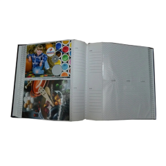 13x18cm 200’lük Hatıra Yazılabilir Çerçeveli Kabartma Vinleks Deri Albüm 4