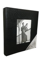 10x15cm 500’lük Pencereli Desenli Deri Albüm