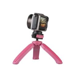 Fotopro X-POD Power Banklı Mini Tripod Pembe