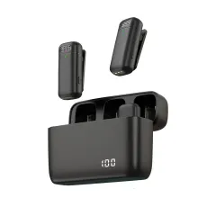 Mamen KM-13 İkili Kablosuz Yaka Mikrofonu (Telefon)