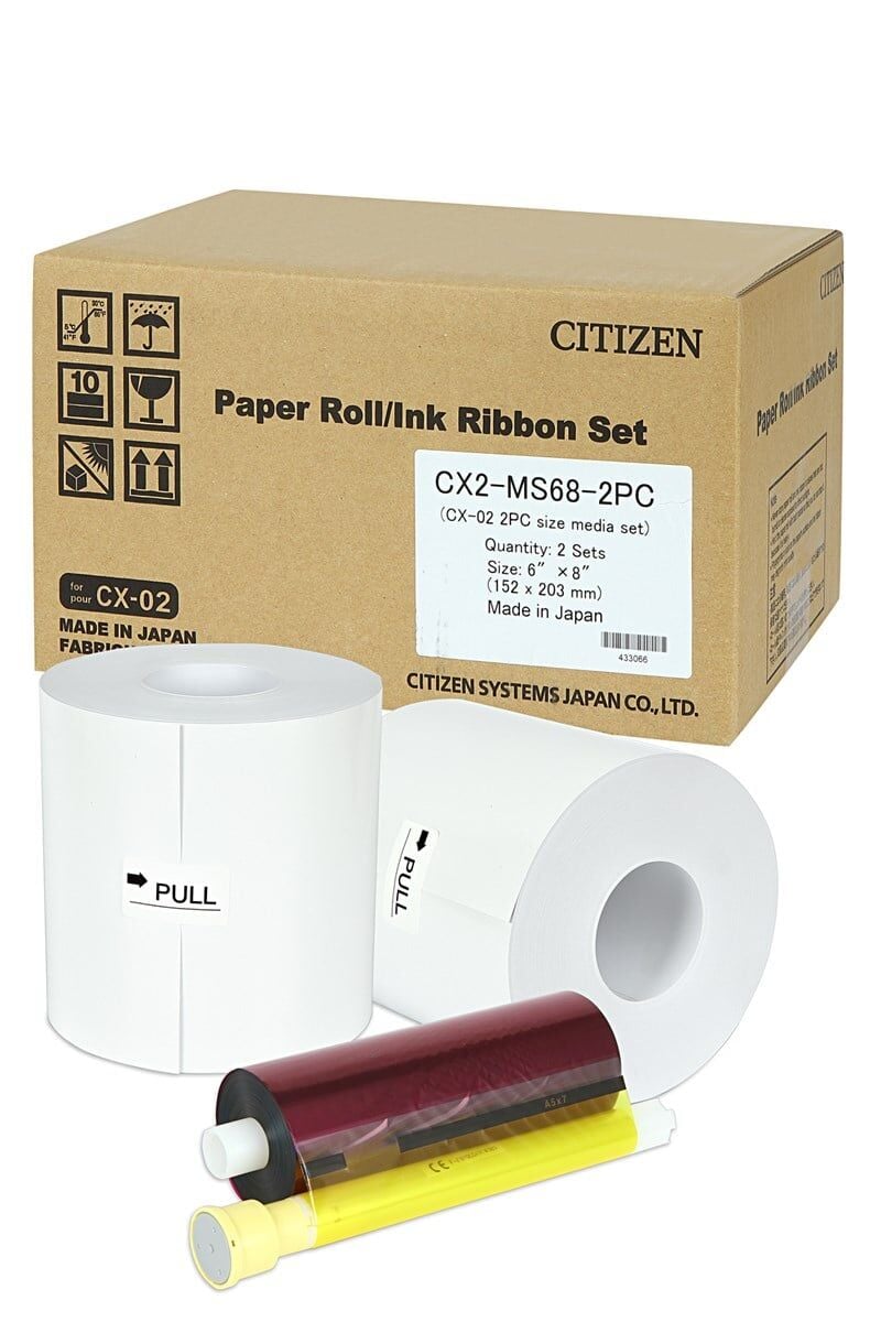 Citizen CX-02 4×6-6×8 (10x15cm-15x21cm) Termal Kağıt