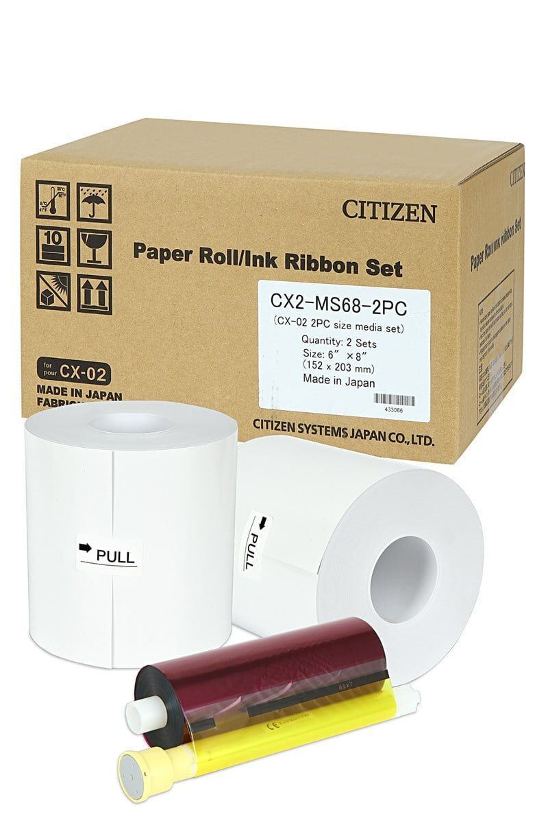 Citizen CX-02 4×6-6×8 (10x15cm-15x21cm) Termal Kağıt