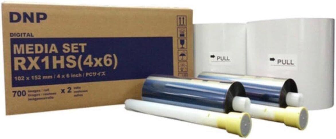 DNP RX1 4×6″ (10x15cm) Termal Kağıt (2’li Paket 1400 Adet)