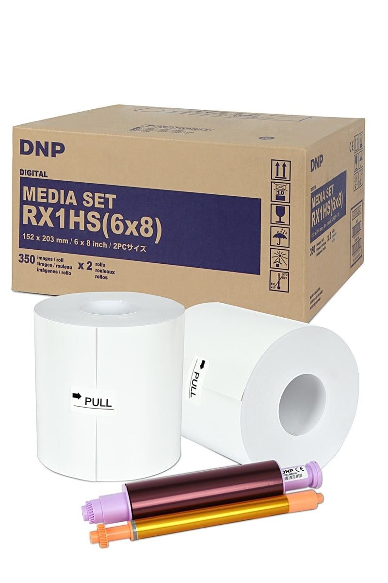DNP RX1 6×8″ (15x21cm) Termal Kağıt (2’li Paket 700 Adet)