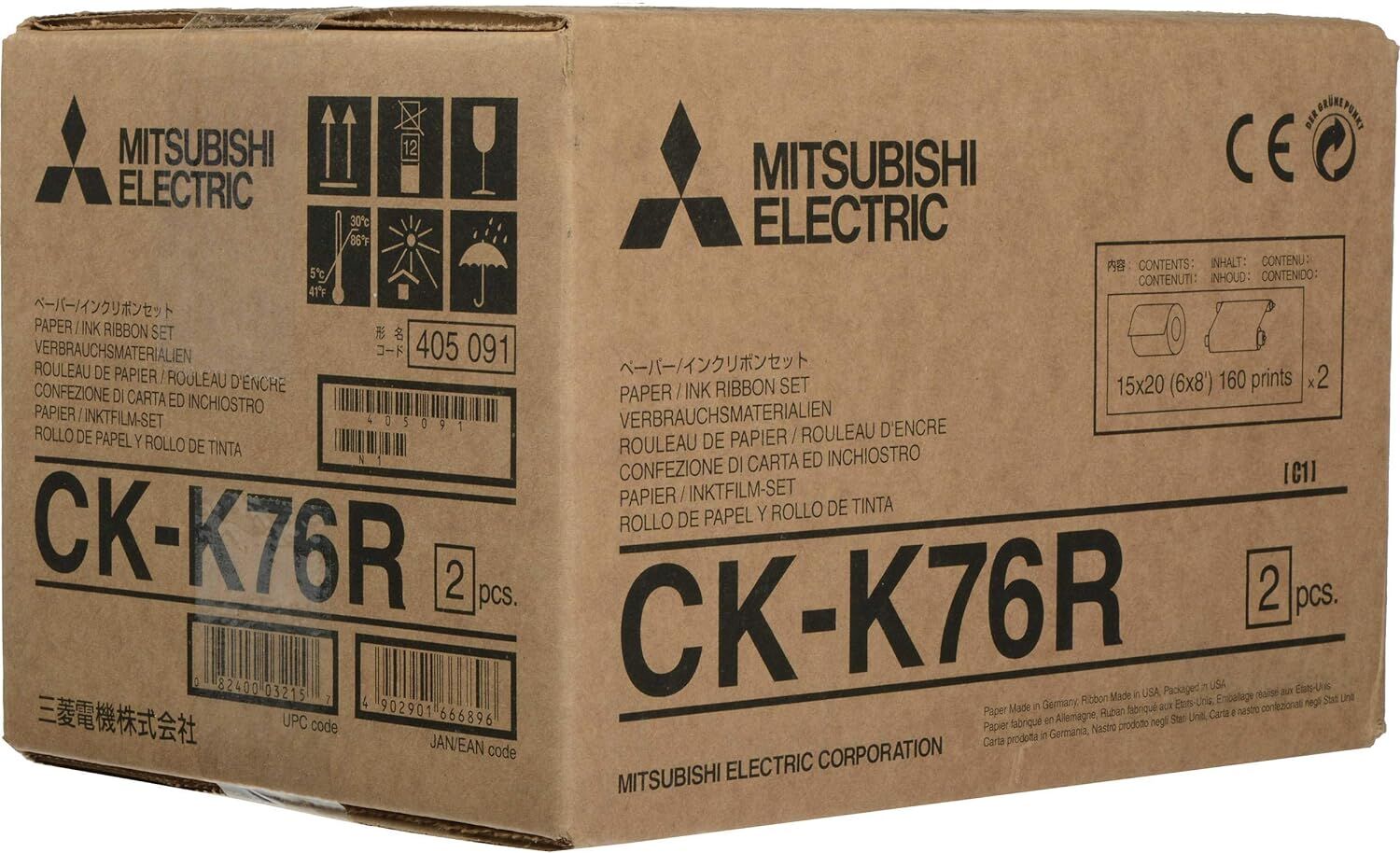 Mitsubishi CK-K76R 6×8 (15×20) Termal Kağıt