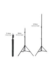 Softbox 50x70 Tek duylu + 2.10m Tripod 2li set