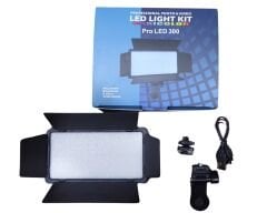 BF PRO  LED 300  Bicolor Kamera Üstü Led Işık Dahili Bataryalı