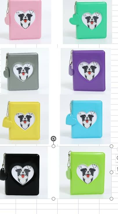 Instax Mini Albüm-64 Fotoğraf Kapasiteli 6x9cm  4 Renk Beyaz-Siyah-pembe ve Mavi