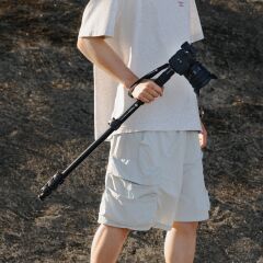 Fotopro N-155 II Kompakt Monopod 155 cm – Ultra Hafif Alüminyum Monopod