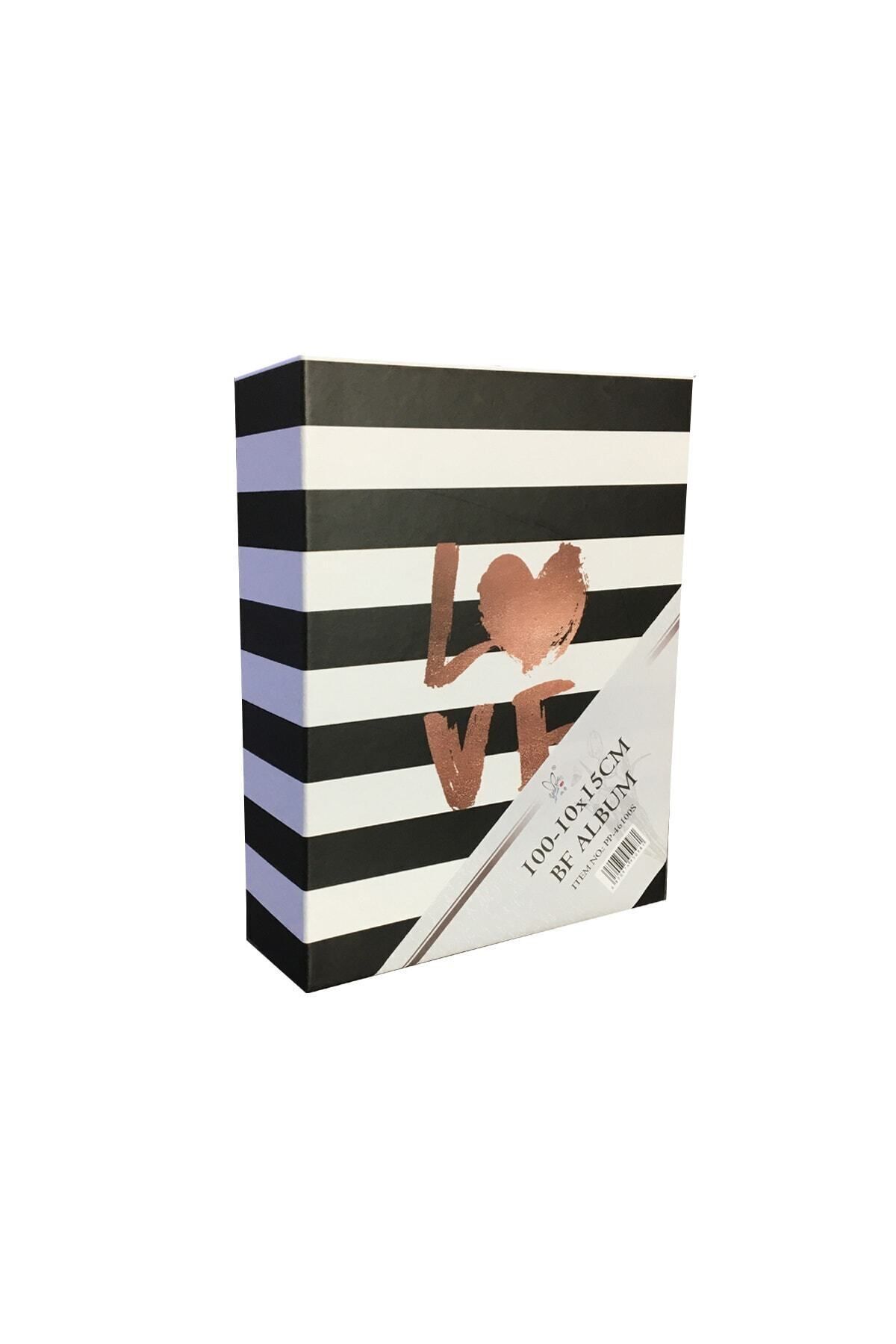 10x15cm 100’lük Fotoğraf Albümü Love Düz Çizgi