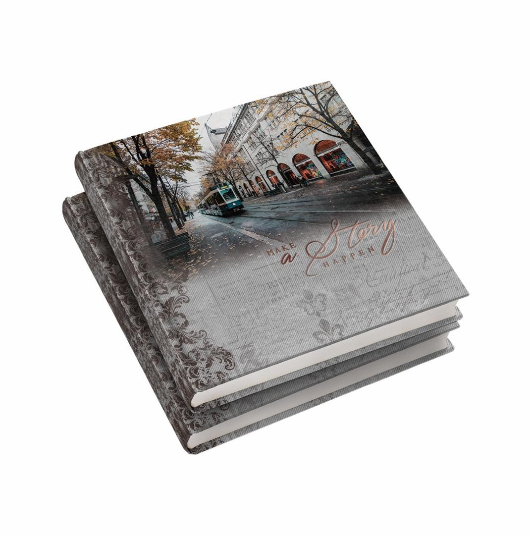 10x15cm 500’lük Çerçevesiz Desenli Albüm Tramvay