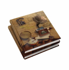 10x15cm 500’lük Çerçevesiz Desenli Albüm Gramafon