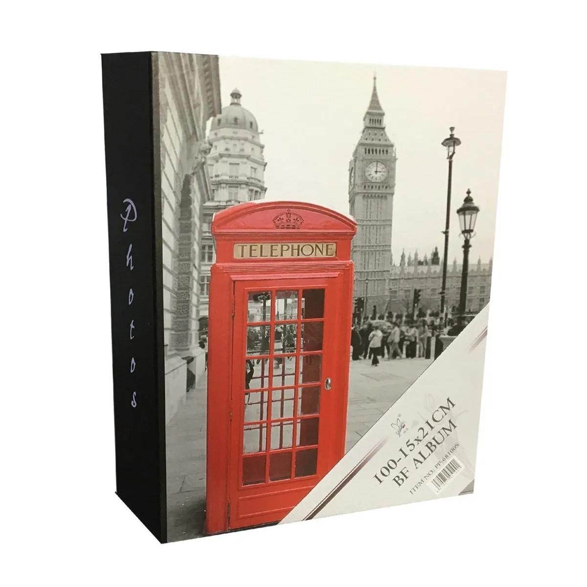 15x21 100'lük Love Serisi Fotoğraf Albümü Telefon Kulubesi