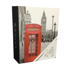 15x21 100'lük Love Serisi Fotoğraf Albümü Telefon Kulubesi