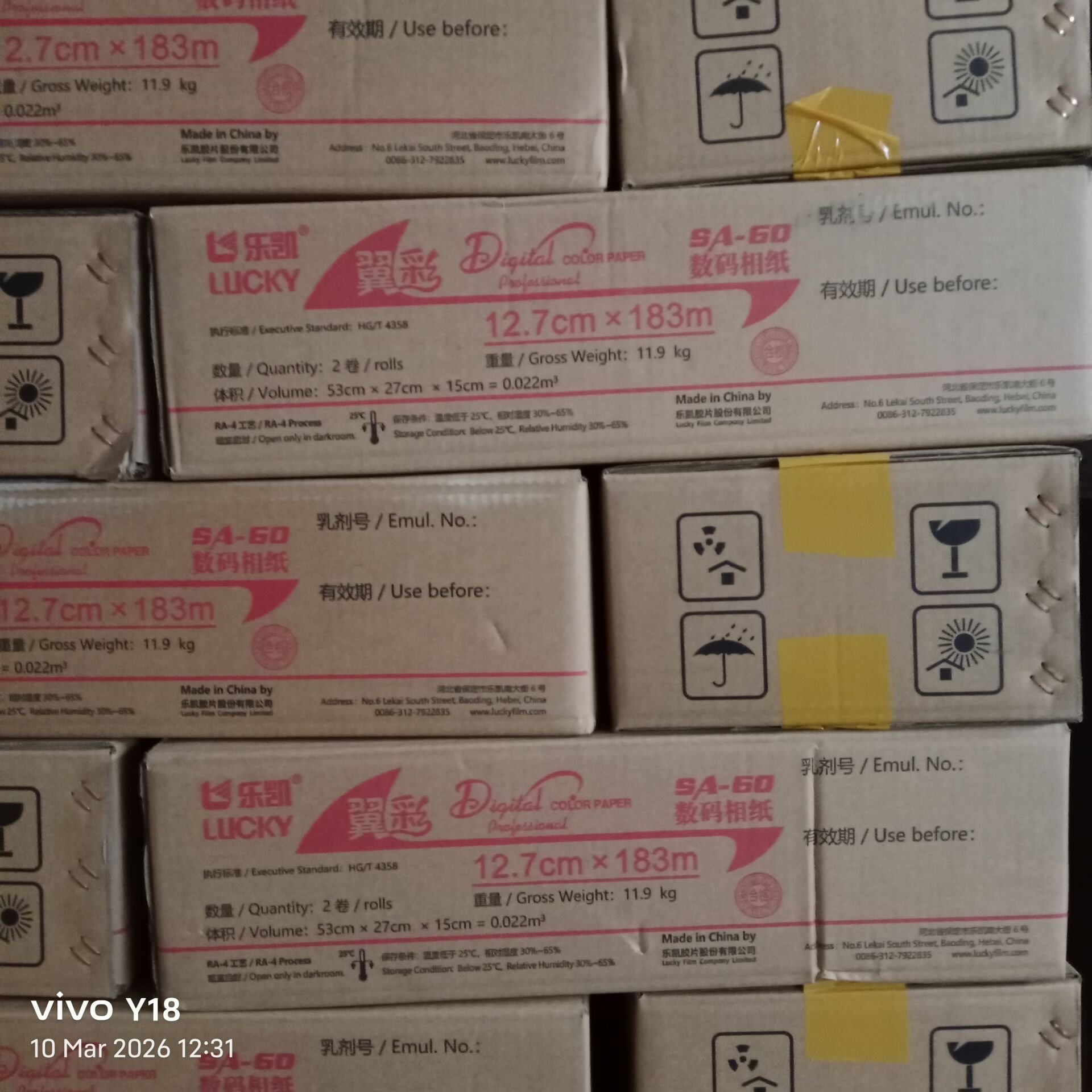 Lucky 12.7x183m Glossy RA Minilab Baskı Kağıdı