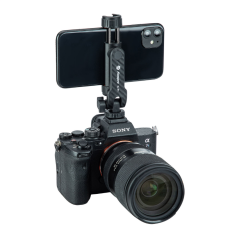 SJ-81 Cold Shoe Telefon Klipsi – Hızlı Dönen Yatay/Dikey Bağlantı