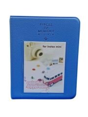 Instax Mini Albüm-48Fotoğraf Kapasiteli 6x9cm 6 Renk Mavi