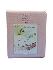 Instax Mini Albüm-48Fotoğraf Kapasiteli 6x9cm 6 Renk Pembe