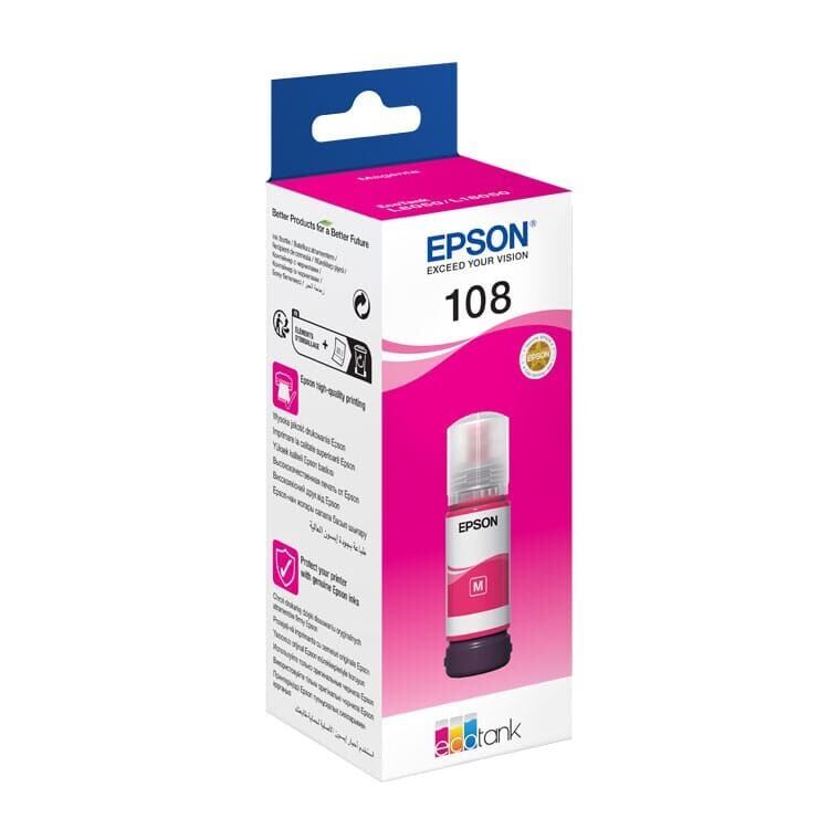 Epson 108 Serisi EcoTank Fotoğraf Mürekkepleri L18050/L8050 – 70 ml M