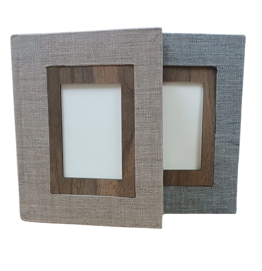 Bf Albüm 4 Yaprak 15x21  10 Fotoğraf'lık  Keten Kumaş Albüm