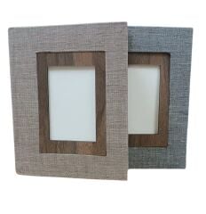 Bf Albüm 4 Yaprak 15x21  10 Fotoğraf'lık  Keten Kumaş Albüm