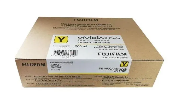 Fuji DE100 drylab Mürekkep kartuşu Tekli 200gr kartuş fiyatı YELLOW